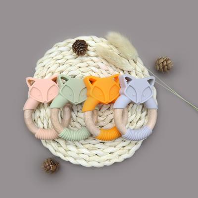 China Wholesale Non-Toxic Food Grade Silicone Teether Baby Teether Bpa Free Animal Toys for sale