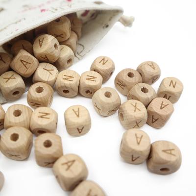 China Free Sample Hot Non-Toxic Baby Suppliers China Wholesale Natural Beech Wood Beads for sale