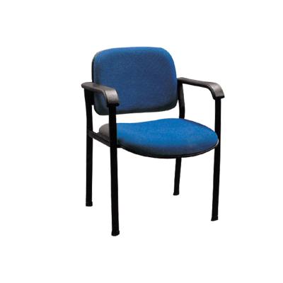 China Modern Office Furniture Chair Visitor Chairs No Wheels Fabric Visitor Chair With Plastic Back for sale