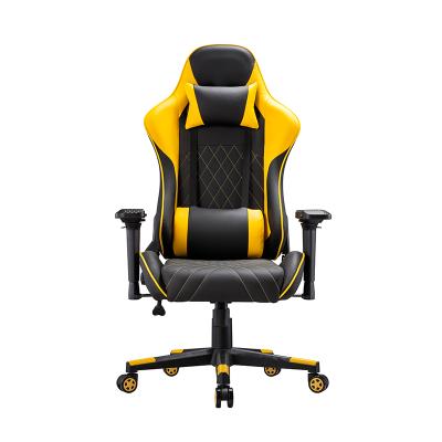 China Other PU Leather Racing Gamer Racing Gaming Chair With Footrest And Massage Racing for sale