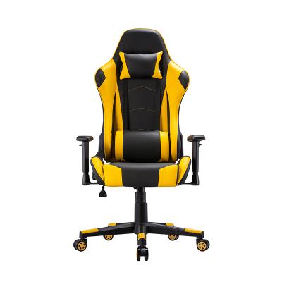 China Other PU Leather Gamer Racing Gaming Chair With Footrest And Massage Racing for sale