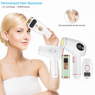 China Skin Tightening Mini Electric Automatic Epilator 999999 Instant Home Laser IPL Permanent Hair Removal Device for sale