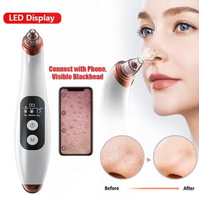 China New WiFi Acne Treatment Nose Pimples Pimples Visual Suction Pore Blackhead Remover Vacuum Cleaner Camera for sale