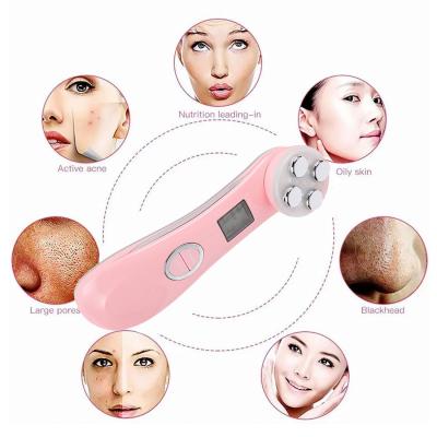 China Anti Aging Wrinkle Remover Beauty Trends 2021 Ultrasonic Led Facial Microcurrent Massager EMS Device for sale