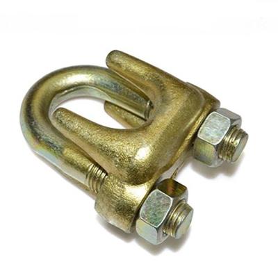 China Repairing Wire Rope Hardware Accessories Products Malleable G450 Steel Wire Rope Clip for sale