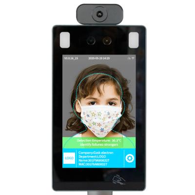 China Factory price 8 inch rk3288 AI face recognition fever screen door access system speed reading terminal for sale