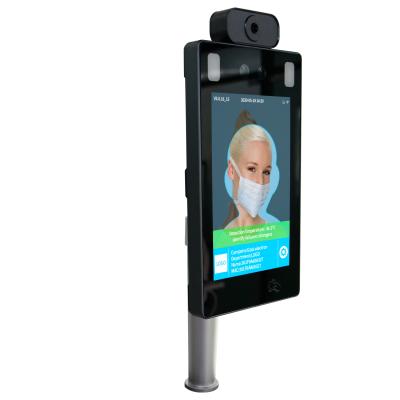 China Access control multiple facial temperature door recognition Senke function scanning terminal scanning for sale