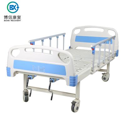 China Commercial Furniture Manual 2 Crank Medical Hospital Beds For Clinic Patient Unused Hospital Bed for sale