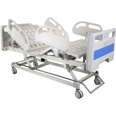 China Luxury Multi Function ICU Bed 5 Function Medical Patient Bed Electric Hospital Bed for sale