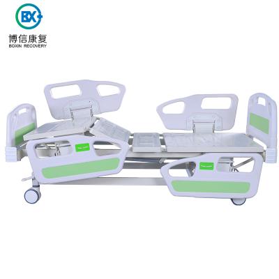 China Medical Patient Bed 3 Height Hospital Bed Equipment Triple Function Adjustable Beds Manual Crank For Clinic for sale