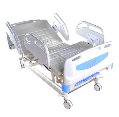 China Hospital Clinic Manual Hospital Bed Three Function Crank Hospital Bed Three Function Four Function Crank Hospital Bed for sale