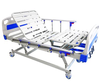 China Triple Function Hospital Manual Hospital Bed Three Function Crank Hospital Bed Four Function Hospital Bed for sale