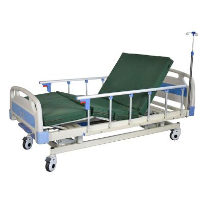 China Hospital Bed Medical Furniture Adjustable 3 Function Manual Hospital Bed For Sale for sale