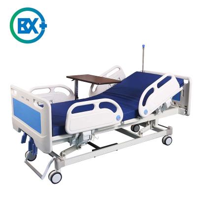 China Hospital Bed Cheap Price Aluminum Alloy 3 Crank Manual Hospital Medical Equipment Bed For Sale for sale