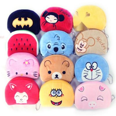 China 100% Eco-Friendly Cute Cartoon Animals Coin Purse Portable Kawaii Cat Purse Kids Prize Women's Gift Women Girl Small Wallet Purse Doorstep Coin Bag for sale