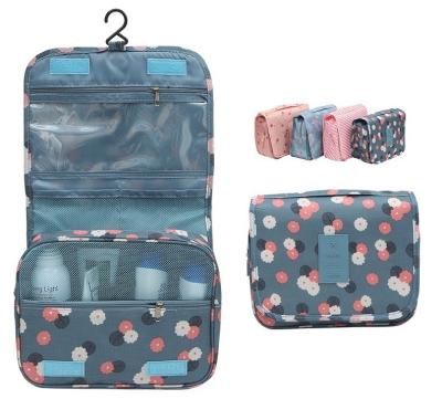 China Promotional Portable Waterproof Makeup Fashion Travel Wash Cosmetic Bag Storage for sale