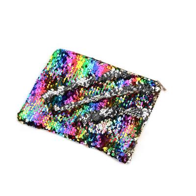 China Customizable Fashion Coin Wallet Mermaid Sequins Coin Purse Square Children's Cartoon Wallet Wallet for sale