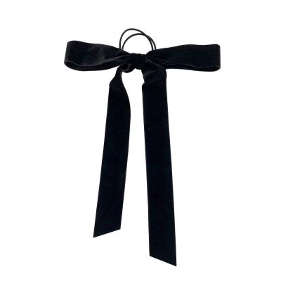 China Fashion Women's Flame Elastic Hair Band Bow Tie Hair Circle for sale