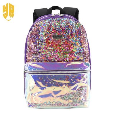 China Sequin Fabric Designer Casual School Backpack Waterproof Kids Fashion Bags For Girls for sale