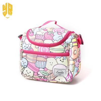 China Waterproof Custom Printed School Kids Picnic Insulated Cooler Lunch Bag For Kids for sale