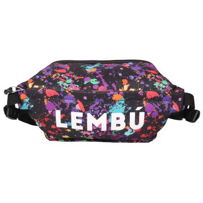 China New Design Water Proof Coloring Belt Waist Bag Bum Bag Fanny Pack Custom Disruptive Copy for sale