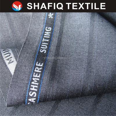 China SHAFIQ Anti-Static Textiles 70polyester 30viscose Pants English Stripe Material Design Side for sale