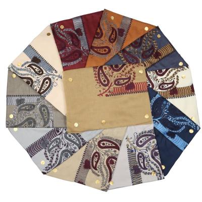 China Design Dubai Saudi Arabia Men Embroidered Shemagh Keffiyeh Scarf Yashmagh Ghatra Military Traditional Omani Arab Headdress Square for sale