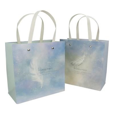 China Biodegradable Custom Print Personalized Eco Friendly Gift Small Kraft Paper Bag for sale