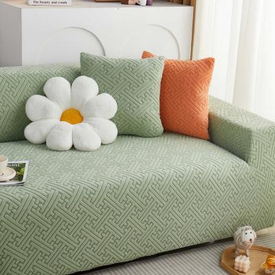 China Customized Soft Color Latest Design Removable Household Decoration Simple Mint Green Sofa Covers Seat for sale