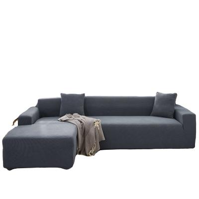 China Wholesale Soft Elastic Stretch 1/2/3/4/5 Seat Sofa Slipcovers For Dark Gray Sofa Cover Case Remova Protector for sale