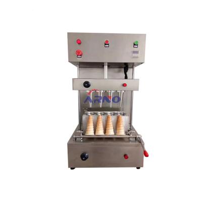 China food & Beverage factory dairy pizza cone maker soft ice cream cone making machine automatic pizza cone making machine for sale for sale