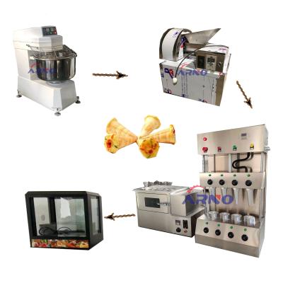 China food & Beverage factory high quality umbrella shape pizza cone machine/pizza making machine production line for sale