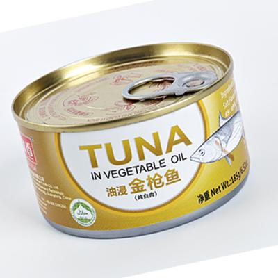 China Canned canned tuna canned from seafood supplier in oil in water for sale