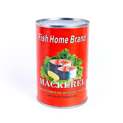 China Superior Canned Fish Canned Mackerel Tin Fish in Oil 425g for sale