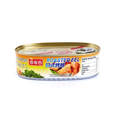 China Wholesale Canned 168g Canned Seafood Supplier Canned Roasted Eel Fish for sale