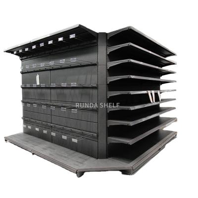 Chine Single Sided Heavy Supermarket Shelves Shape Shelves Supermarket Shelf à vendre