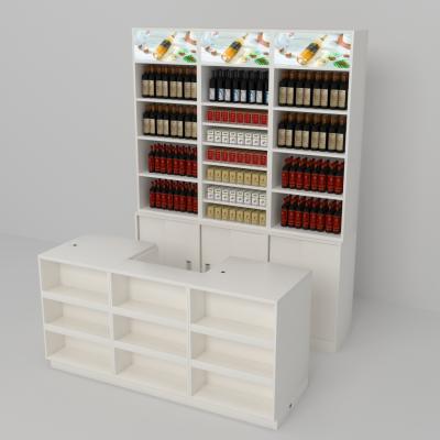 中国 Durable High Quality Supermarket Cashier Design Round Checkout Counter 販売のため