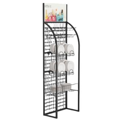 China RD-WMS-08 Single Sided Case Retail Store Used Clothing Gondola Shelving Display Hook Vending Rack for sale