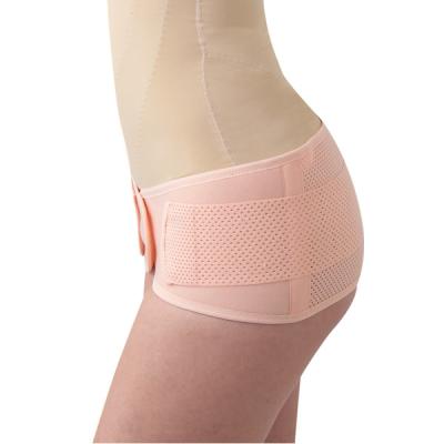 China Breathable 3 in 1 Belt After Birth Pelvic Belly Waist Belt for Recovery Postpartum Black Thin Stomach Wrap Band for sale