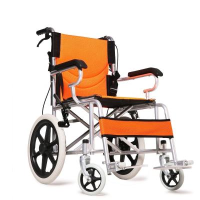 China Home For Elder Durable Portable Lightweight Foldable Wheelchair Lightweight Wheelchair Disable Manual for sale