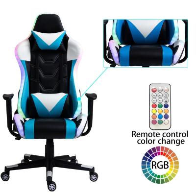 China Other Custom Ergonomic RGB LED Gaming Chair Racing Gaming Chair for sale