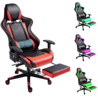 China Other Racing Style High Back Reclining Swivel With Adjustment Lumbar Support Gaming Chair for sale