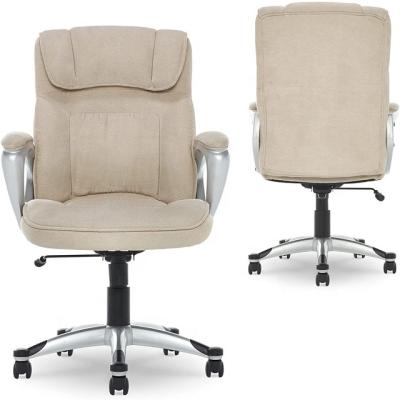 China Rotating Comfortable And Soft Office Canvas Chair Ergonomic Computer Chair for sale