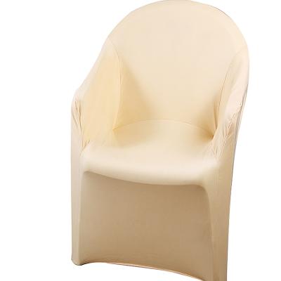 China Stretchable Spandex Armchair Cover For Plastic Outdoor Chair for sale