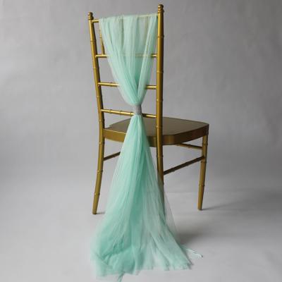 China Simple Chair Decoration Sash Mesh Chair Easy Use Chair Tie for sale