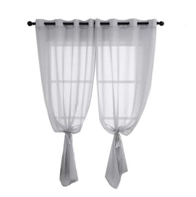 China Sheer Blackout Voile Curtain Curtains For Living Room Cheap Curtain Panels Under 10 for sale