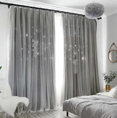 China Blackout Interesting Drapes Sheer Curtains For Living Room Black Curtain For Bedroom for sale