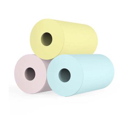 China 80mm Colored Yellow POS Machine Paper 57mm POS ATM ATM Preprinted Thermal Paper for sale