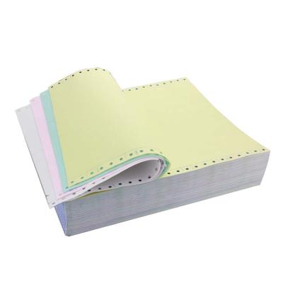 China Office business paper 2 ply 3 ply 4 continuous paper computer paper listing material a4 arts paper listing fold for sale