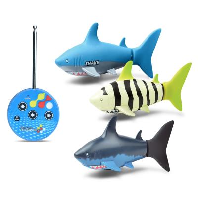 China Realistic RC Animal Mini Underwater Fish Remote Control Toys Shark For Baby Kids for sale